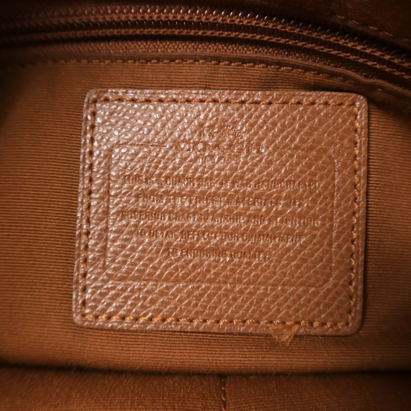 COACH 牛皮皮革Tote Bag手挽袋-5