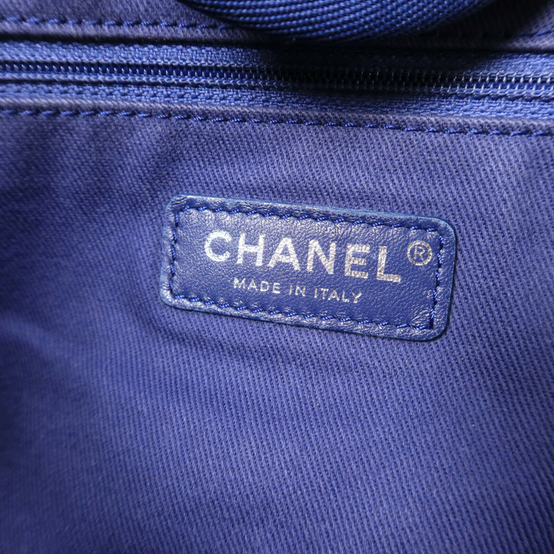 CHANEL 帆布Deauville Tote Bag手挽肩背兩用袋-5