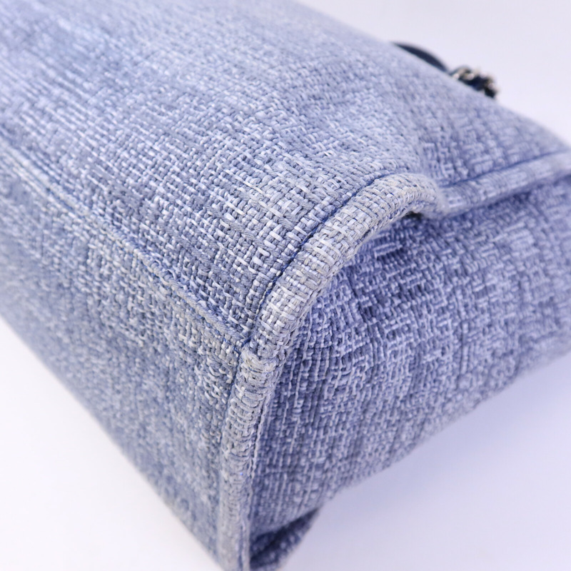 CHANEL 帆布Deauville Tote Bag手挽肩背兩用袋-12