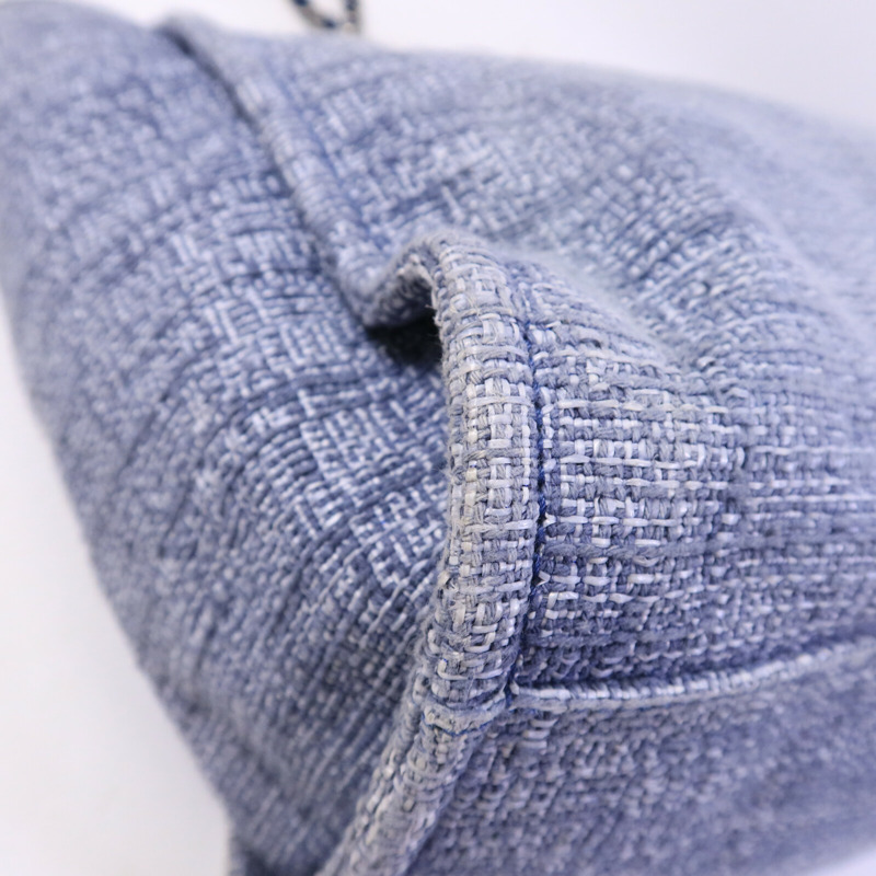 CHANEL 帆布Deauville Tote Bag手挽肩背兩用袋-13