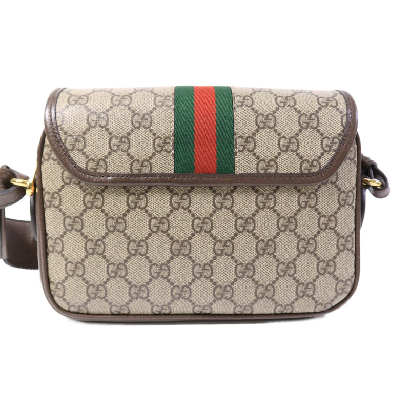 GUCCI 塗層帆布Ophidia GG手挽肩背兩用袋-1
