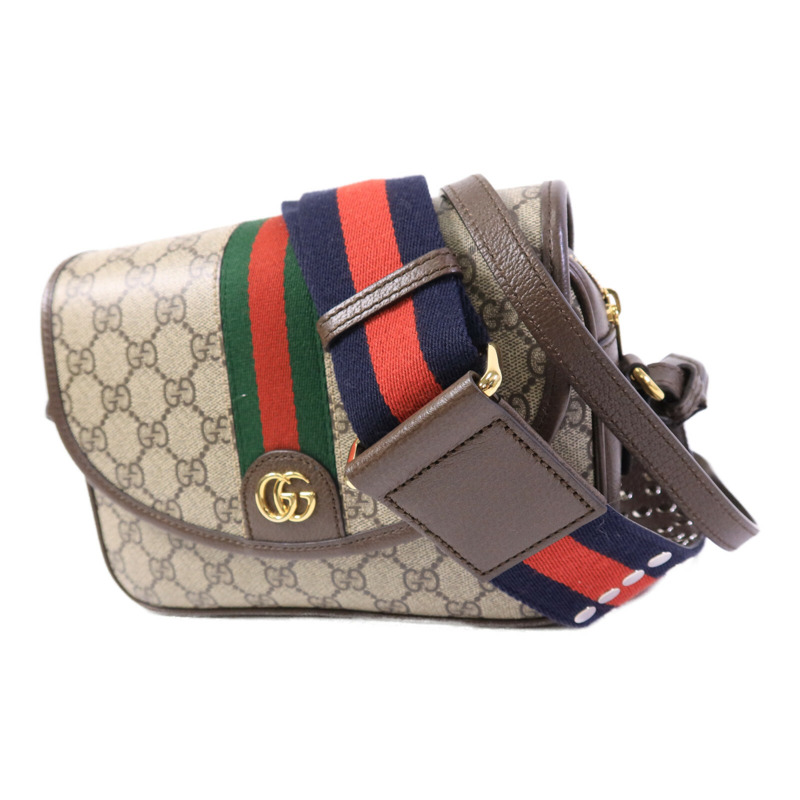 GUCCI 塗層帆布Ophidia GG手挽肩背兩用袋-2