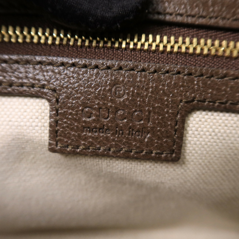 GUCCI 塗層帆布Ophidia GG手挽肩背兩用袋-5