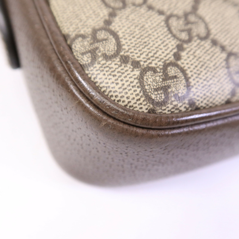 GUCCI 塗層帆布Ophidia GG手挽肩背兩用袋-11