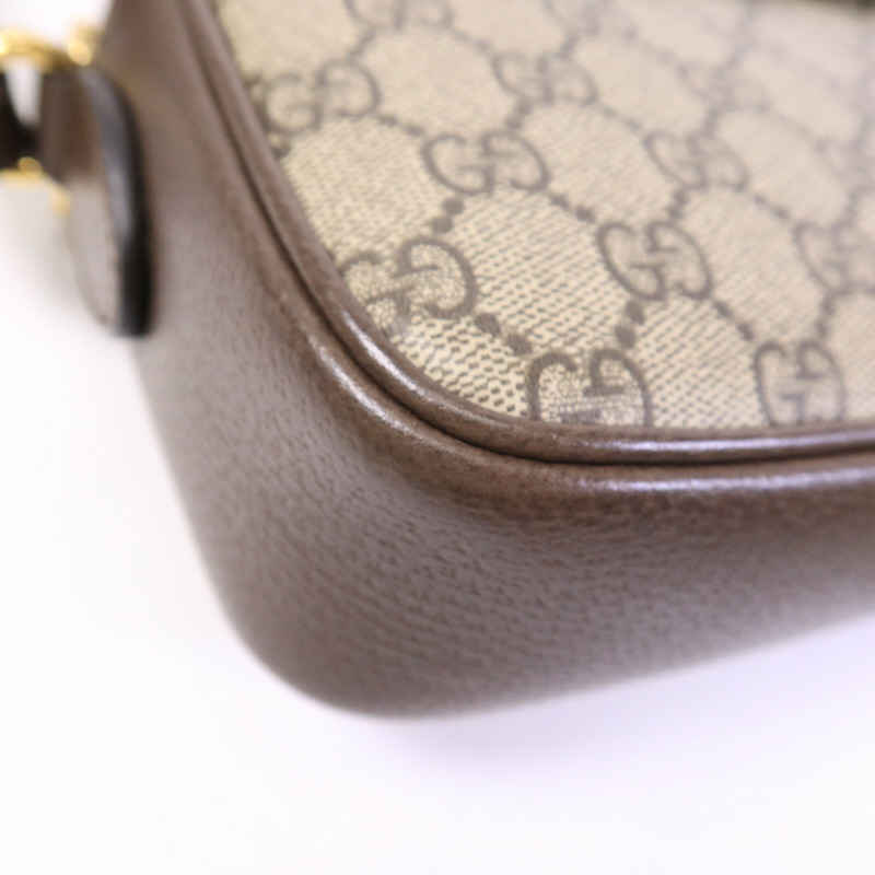 GUCCI 塗層帆布Ophidia GG手挽肩背兩用袋-13