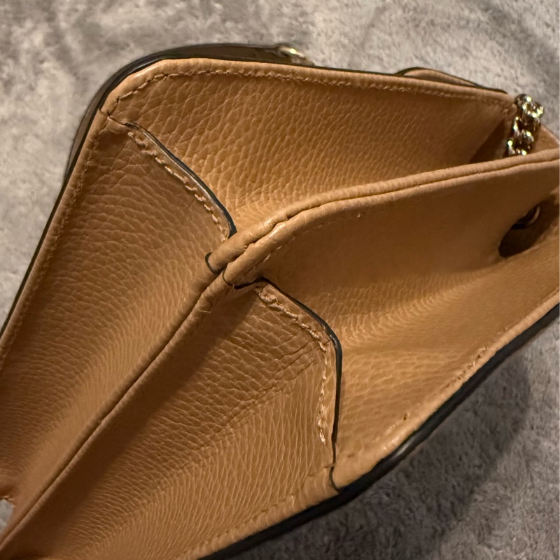 9新正版Gucci 510304經典Interlocking系列雙GLOGO全皮革單鍊肩背/斜背包-11