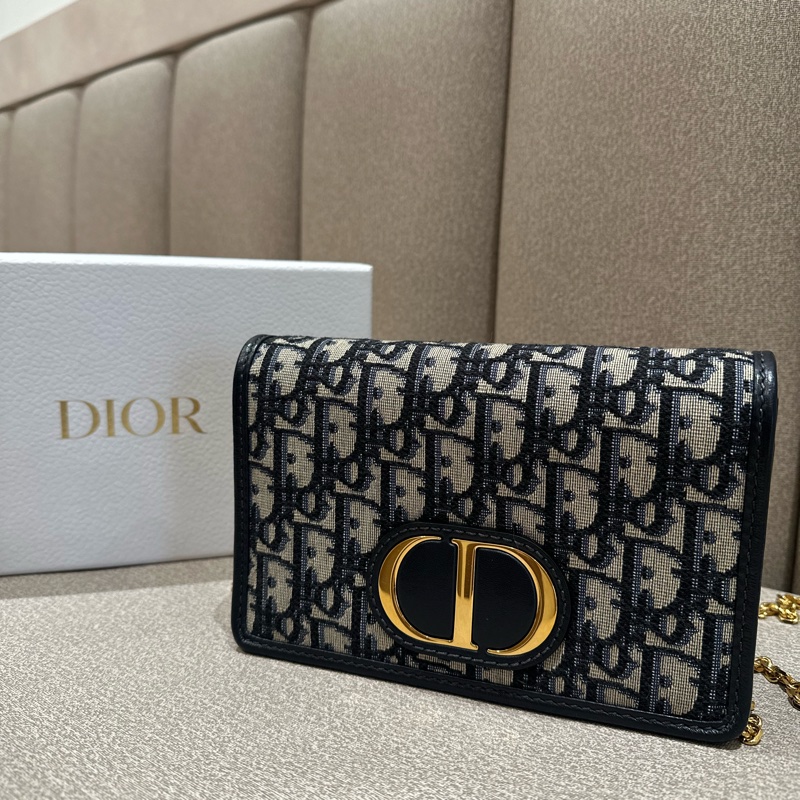 Dior 蒙田 二合一WOC 可兩用鏈條+腰包皮帶-5