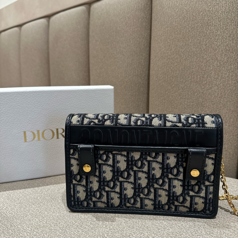Dior 蒙田 二合一WOC 可兩用鏈條+腰包皮帶-6
