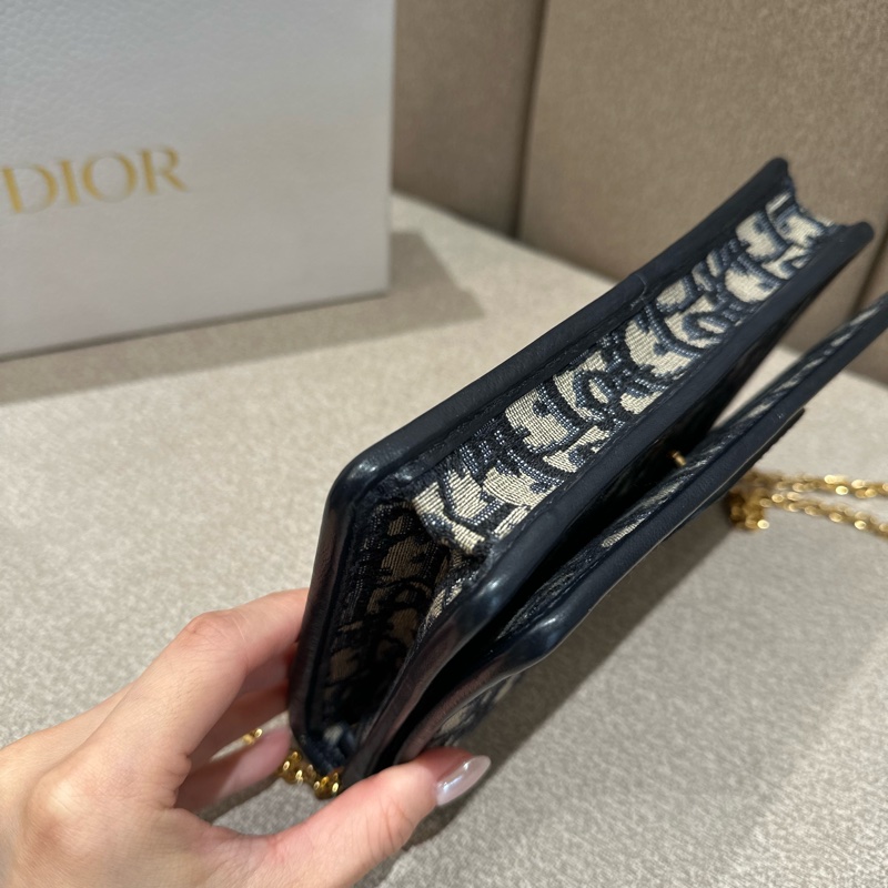 Dior 蒙田 二合一WOC 可兩用鏈條+腰包皮帶-7