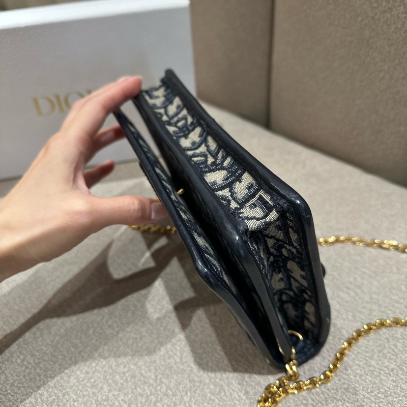 Dior 蒙田 二合一WOC 可兩用鏈條+腰包皮帶-8