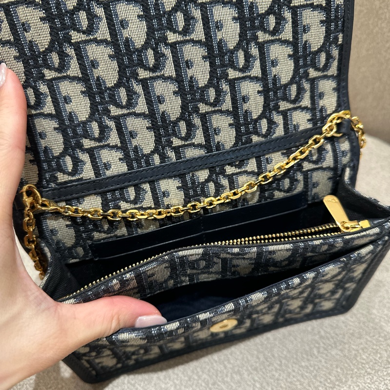 Dior 蒙田 二合一WOC 可兩用鏈條+腰包皮帶-10