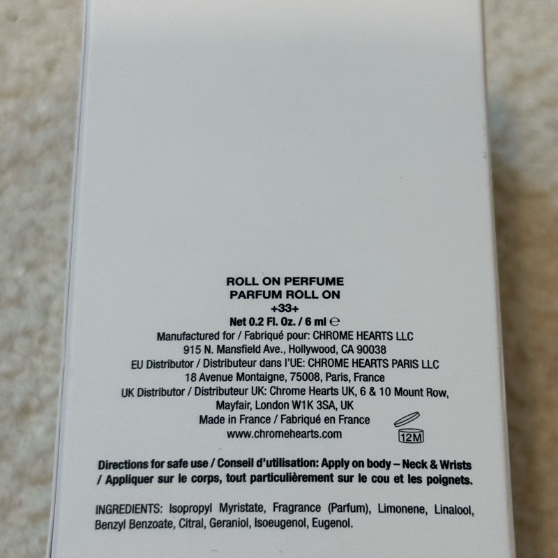 Chrome Hearts roll on Parfum-4