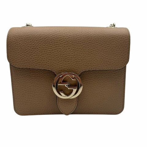 【美收精品】Gucci 駝色肩背包 C-339【隔月月中將轉賣至日本 上架期限30天】