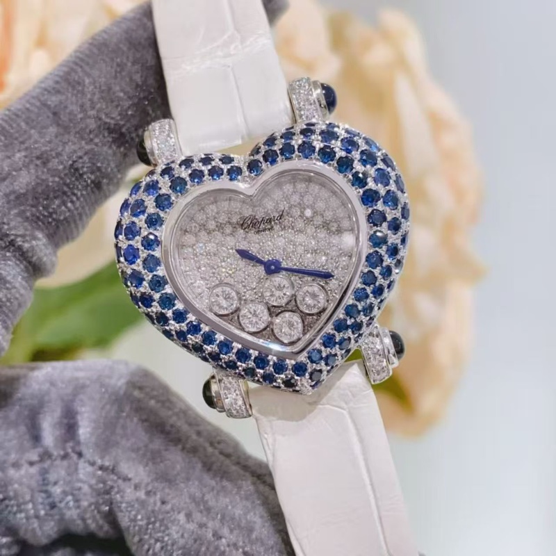 Chopard蕭邦Happy Diamonds愛心形鑽石女表-1