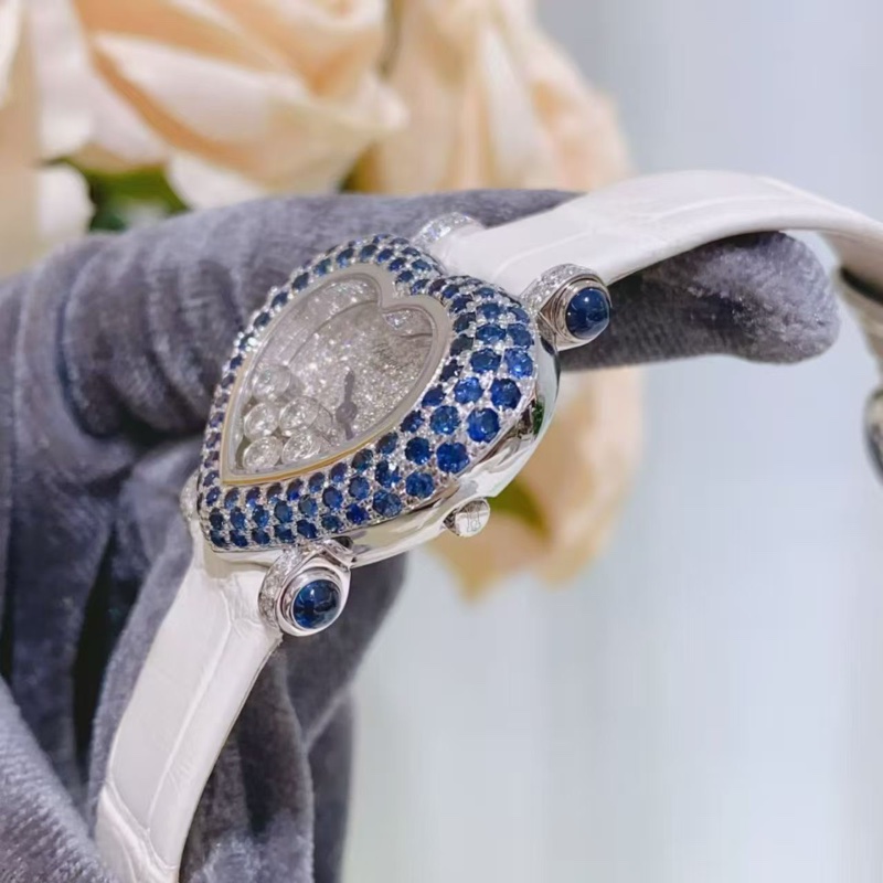 Chopard蕭邦Happy Diamonds愛心形鑽石女表-3