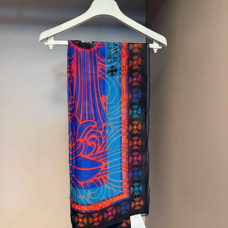 Chrome Hearts silk scarf-0