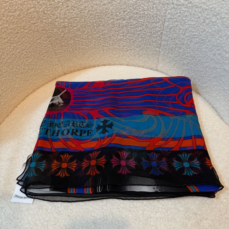Chrome Hearts silk scarf-2