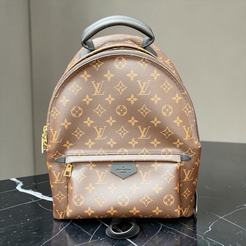 莉亞精品♡LV MM 老花經典後背包 二手美包-0