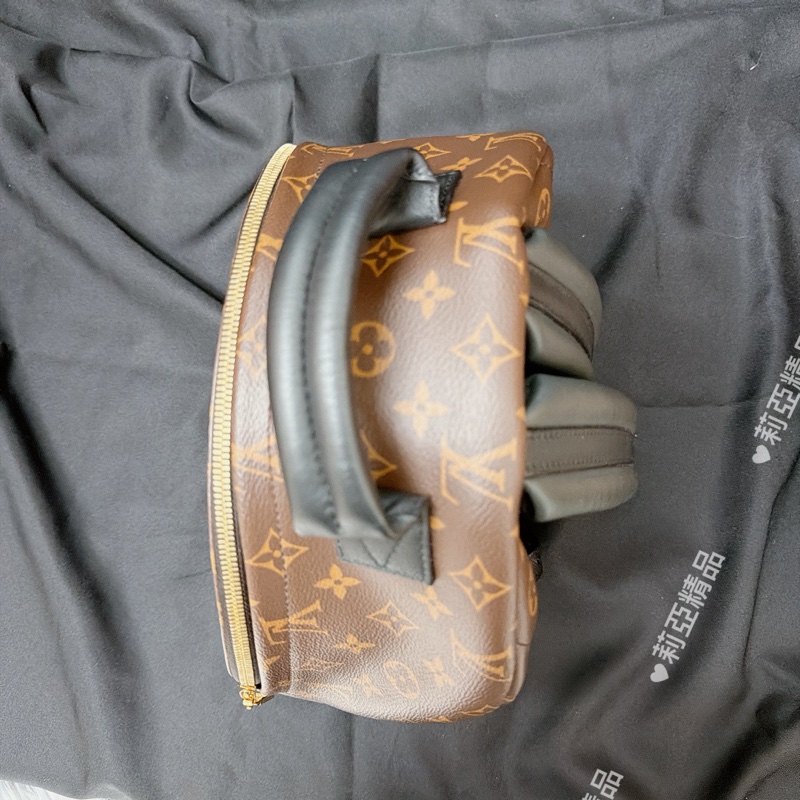 莉亞精品♡LV MM 老花經典後背包 二手美包-10