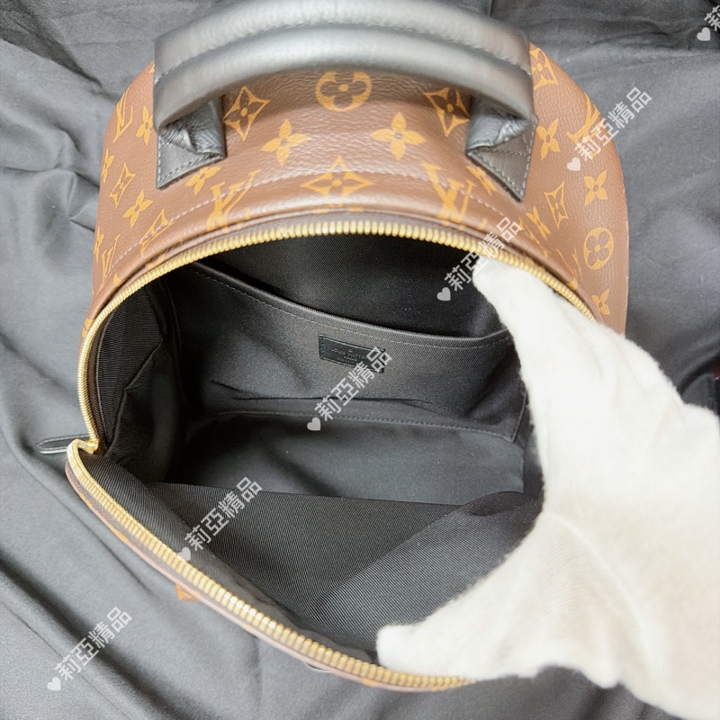 莉亞精品♡LV MM 老花經典後背包 二手美包-11