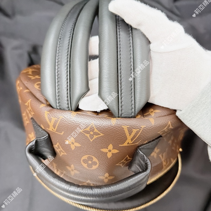 莉亞精品♡LV MM 老花經典後背包 二手美包-16