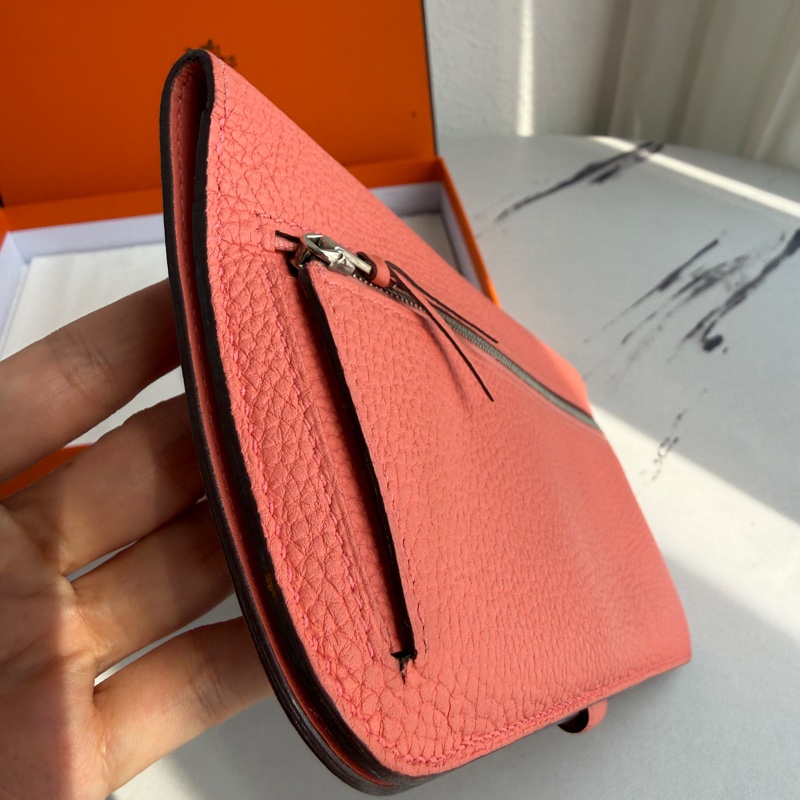 Hermes 珊瑚粉長夾❤️🩷-6