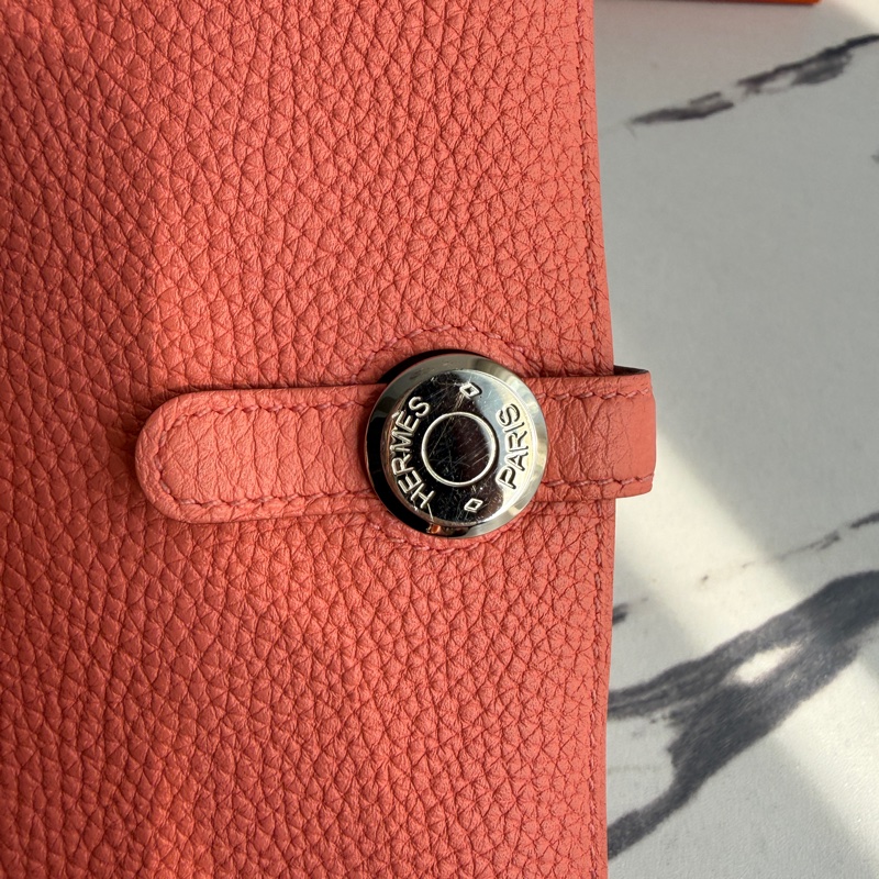 Hermes 珊瑚粉長夾❤️🩷-10