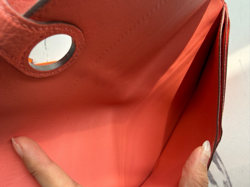 Hermes 珊瑚粉長夾❤️🩷-12