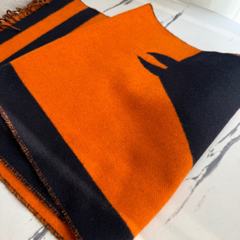 Hermes 馬馬圍巾🧣-5