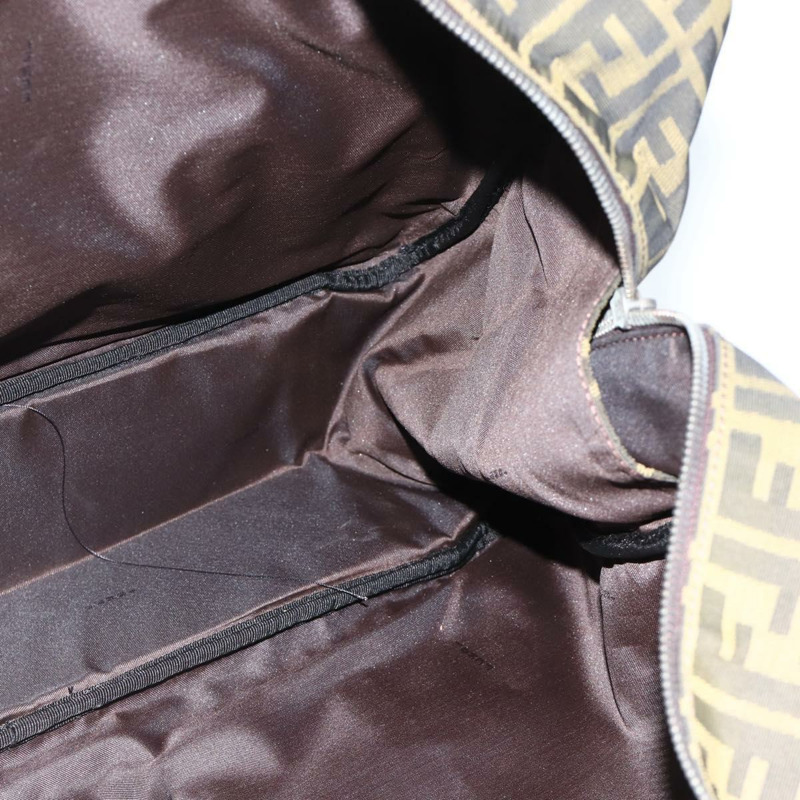 【日本直送】FENDI Zucca帆布波士頓包 棕色/黑色 正品 BAZ016A-21