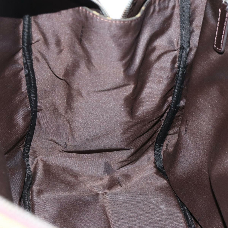 【日本直送】FENDI Zucca帆布波士頓包 棕色/黑色 正品 BAZ016A-22