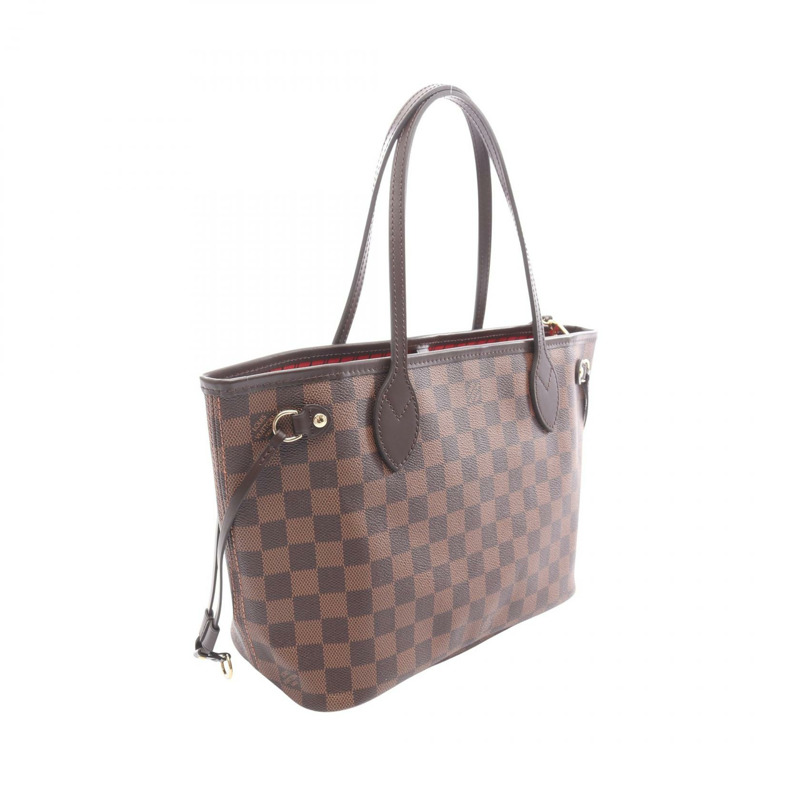 路易威登 Neverfull PM 手提單肩包 N41359 Damier 皮革 Ebene 二手 LV-1