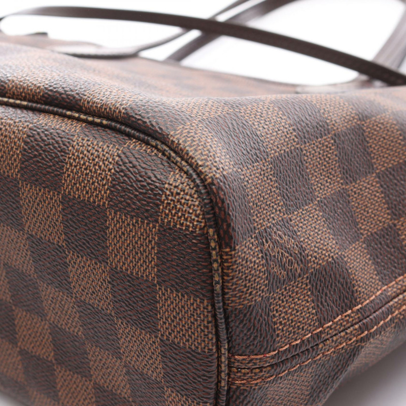 路易威登 Neverfull PM 手提單肩包 N41359 Damier 皮革 Ebene 二手 LV-4