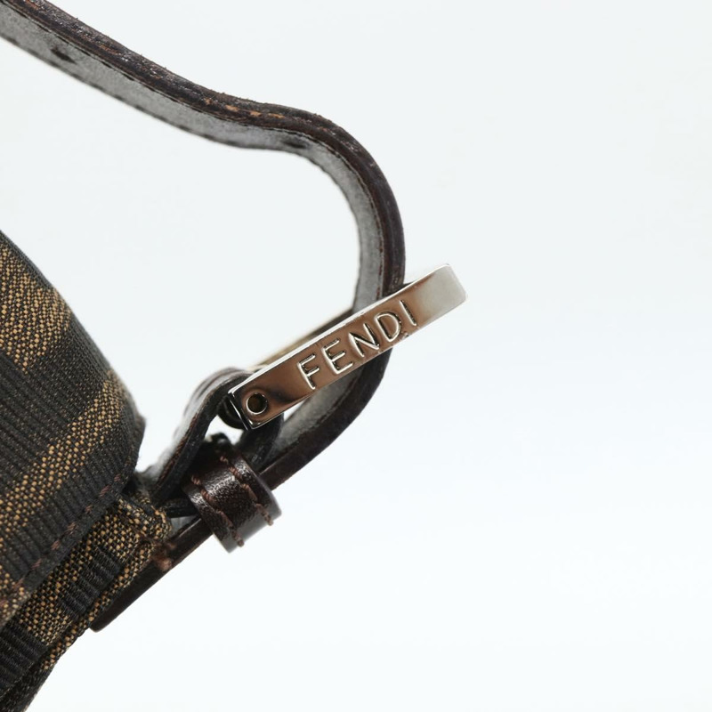 【日本直送】FENDI Zucca帆布Mamma Baguette單肩包 棕色/黑色 正品 YKZ1097SAV-17