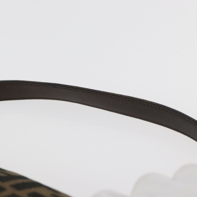 【日本直送】FENDI Zucca帆布Mamma Baguette單肩包 棕色/黑色 正品 am11279V-7