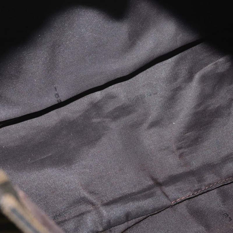 【日本直送】FENDI Zucca帆布Mamma Baguette單肩包 棕色/黑色 正品 am11279V-9