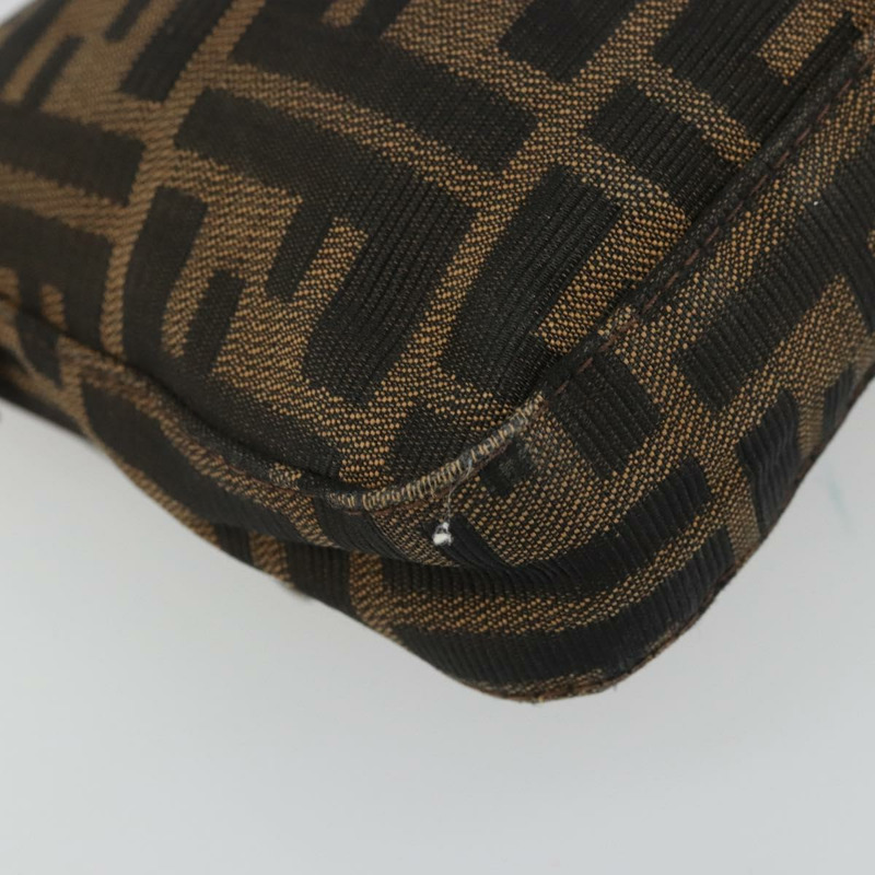 【日本直送】FENDI Zucca帆布Mamma Baguette手袋 棕色 黑色 銀色 正品 YKZ861SAM-17