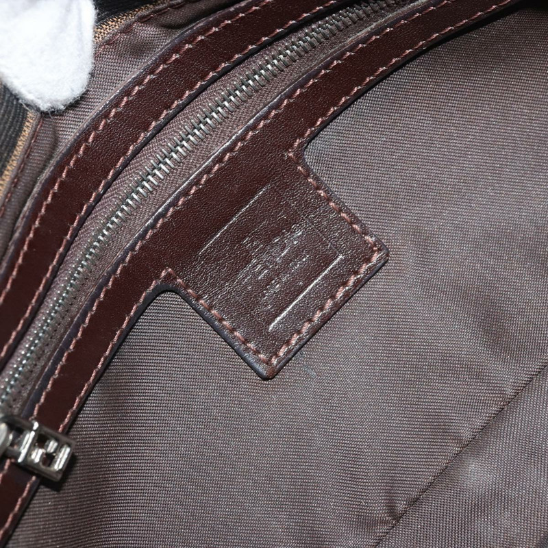 【日本直送】FENDI Zucca帆布Mamma Baguette手袋 棕色 黑色 銀色 正品 YKZ861SAM-20