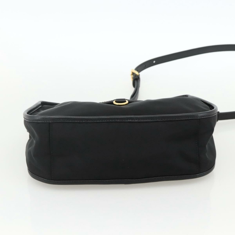 【日本直送】PRADA 尼龍雙肩包 黑色 金色 正品 172342SAV-4