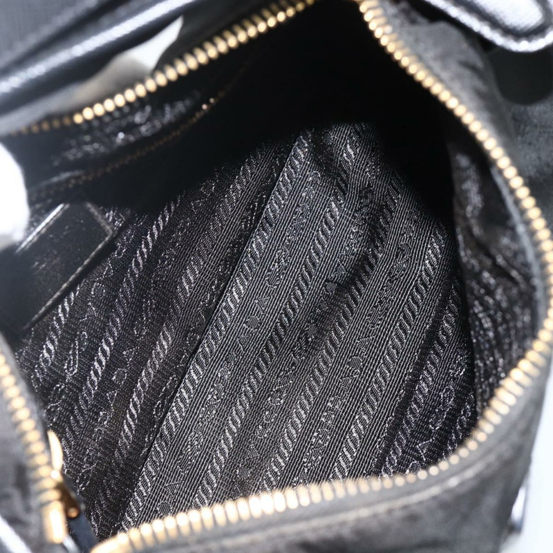 【日本直送】PRADA 尼龍雙肩包 黑色 金色 正品 172342SAV-9