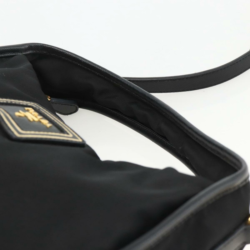【日本直送】PRADA 尼龍雙肩包 黑色 金色 正品 172342SAV-13