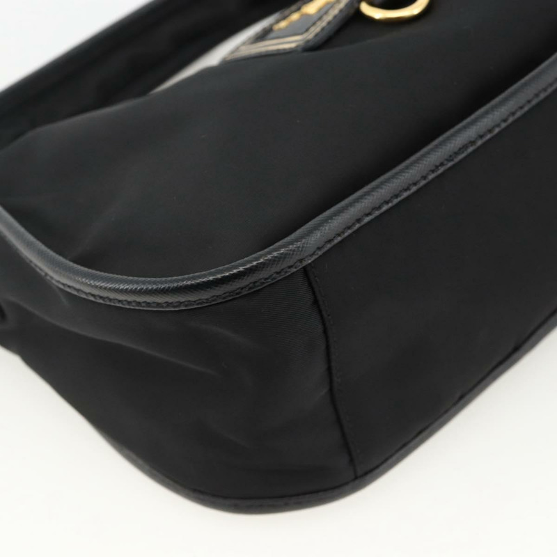 【日本直送】PRADA 尼龍雙肩包 黑色 金色 正品 172342SAV-16