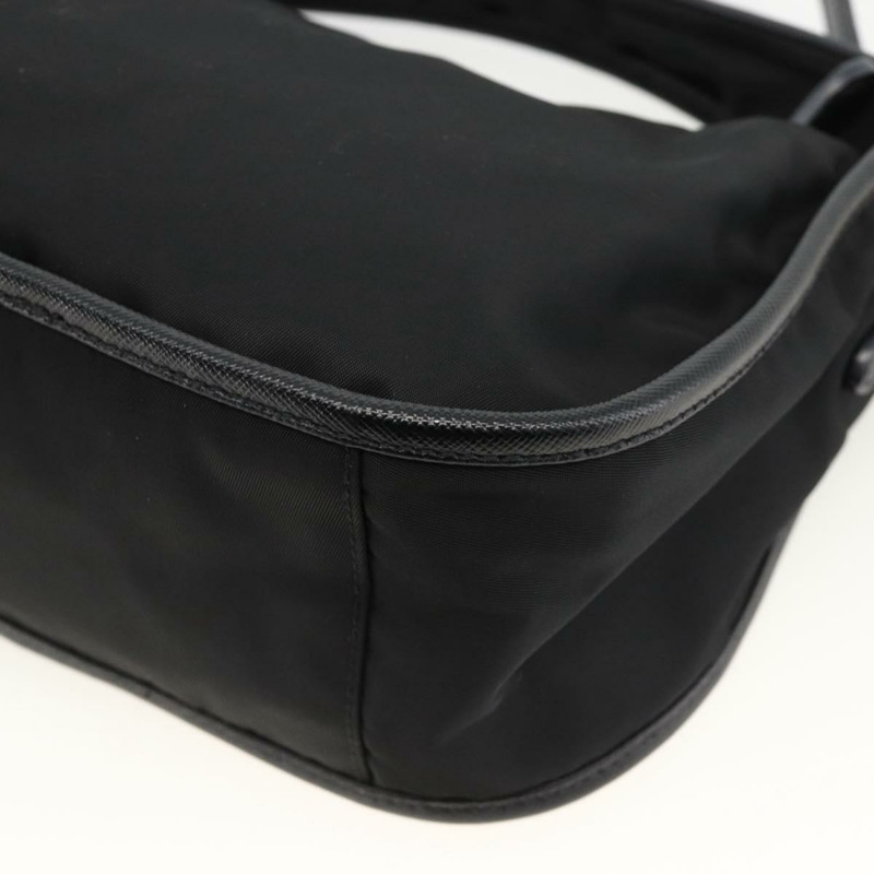 【日本直送】PRADA 尼龍雙肩包 黑色 金色 正品 172342SAV-17
