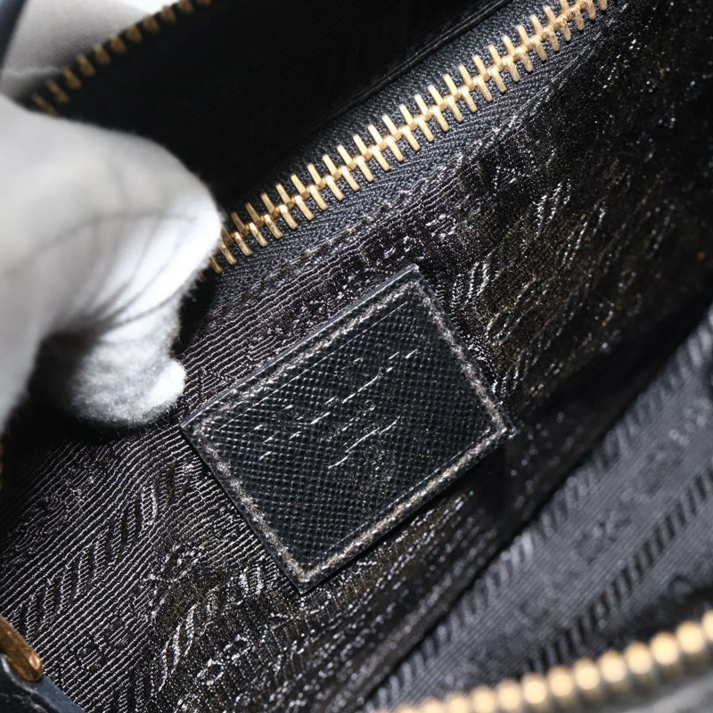 【日本直送】PRADA 尼龍雙肩包 黑色 金色 正品 172342SAV-20