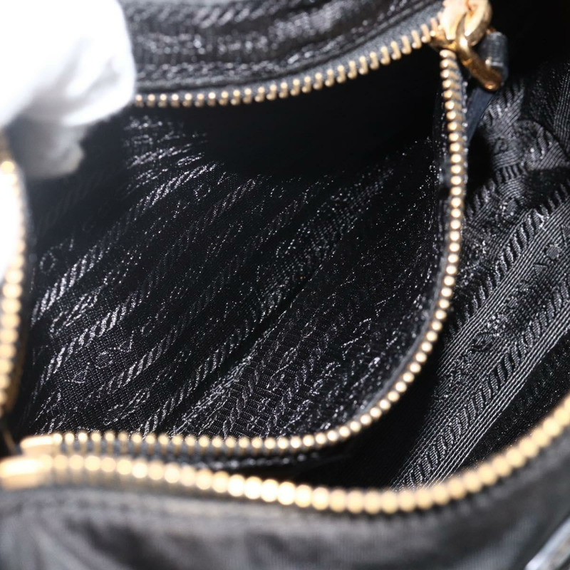 【日本直送】PRADA 尼龍雙肩包 黑色 金色 正品 172342SAV-24
