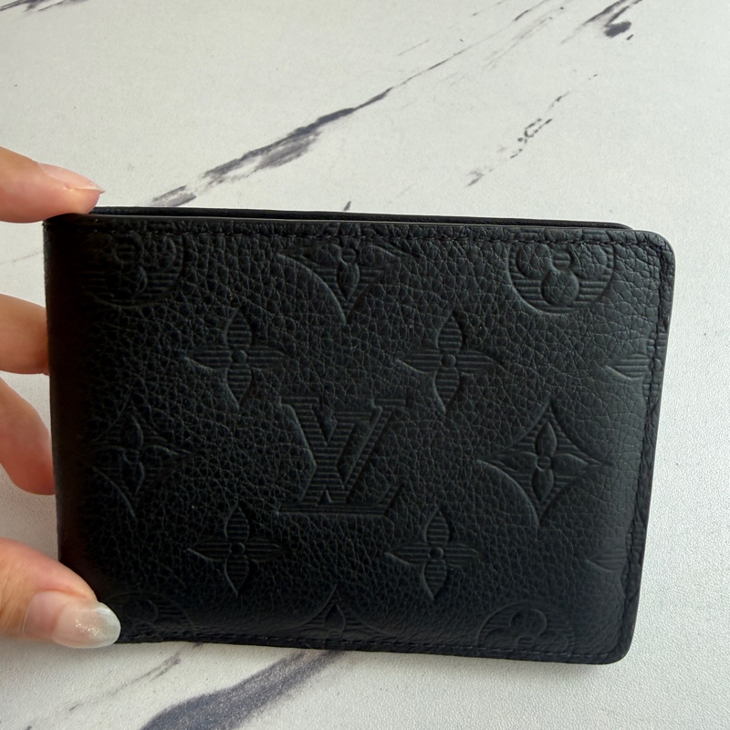 lv黑色壓紋短夾🩷🖤🤍-1