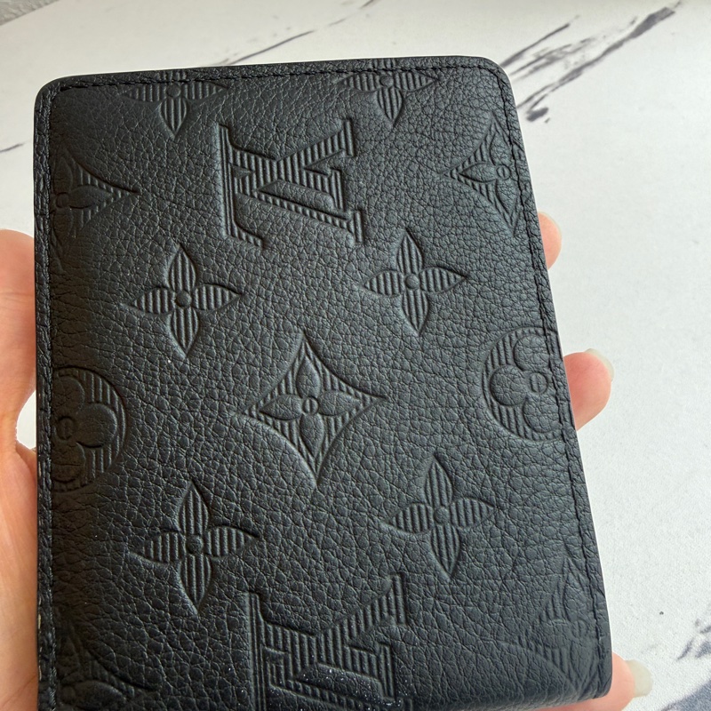 lv黑色壓紋短夾🩷🖤🤍-2