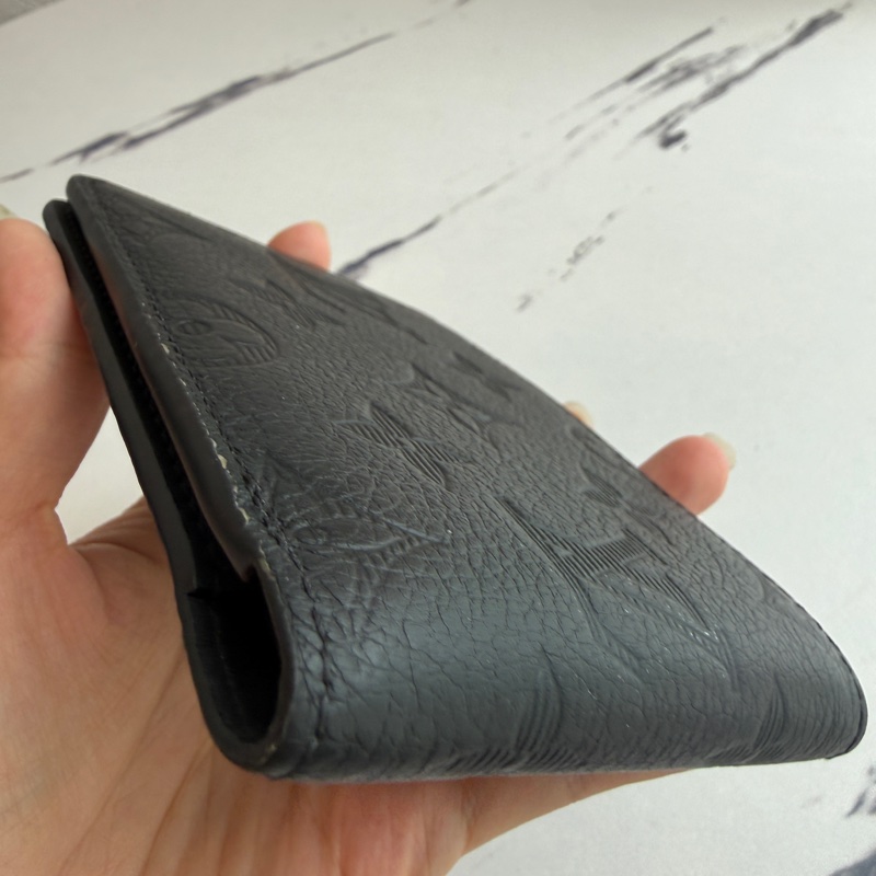 lv黑色壓紋短夾🩷🖤🤍-6