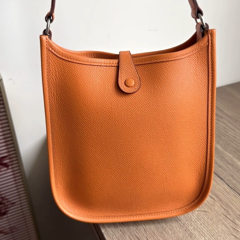 Hermes Everlyn mini 橘色 愛馬仕伊芙琳 迷你 短肩帶包｜腋下包 vintage中古款-2