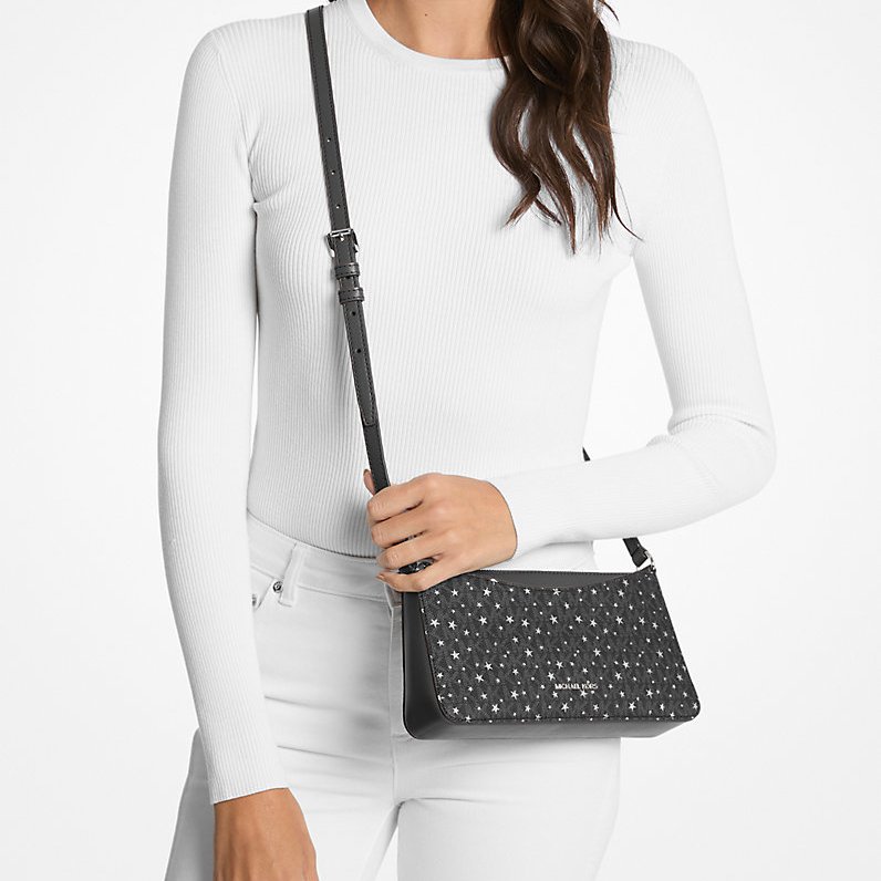 Michael Kors專櫃經典款 Arden防刮皮革斜背/側背兩用包(多色可選)-8